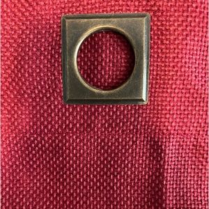 Drapery panels . Black out . Burgundy. 2 pack
